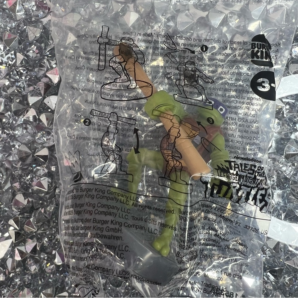 BK Teenage Mutant Ninja Turtles Green Action Figure - Burger King